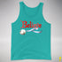 Believe Transgender Pride Jingle Bell Premium Tank Top - Teal